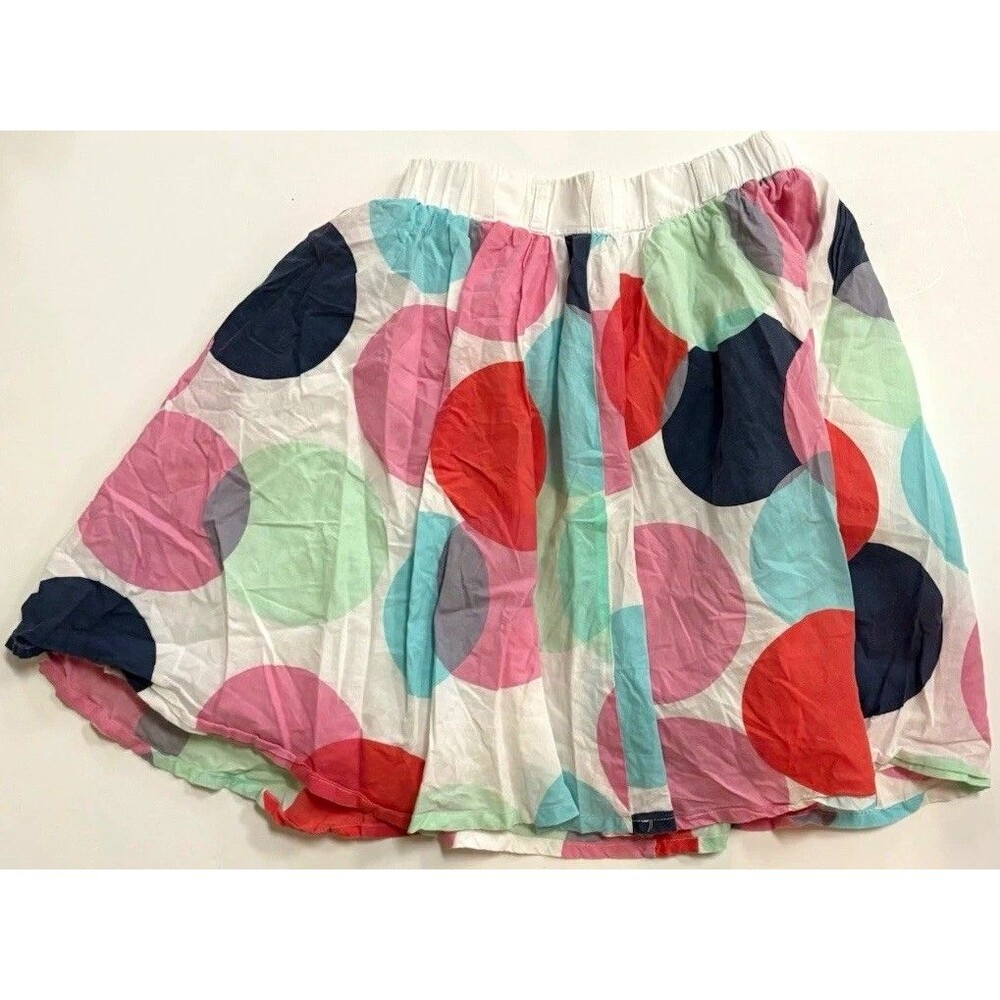 DREAMPOP by Cynthia Girls Multicolor Polka Dot Woven Cotton Skater Mini 14